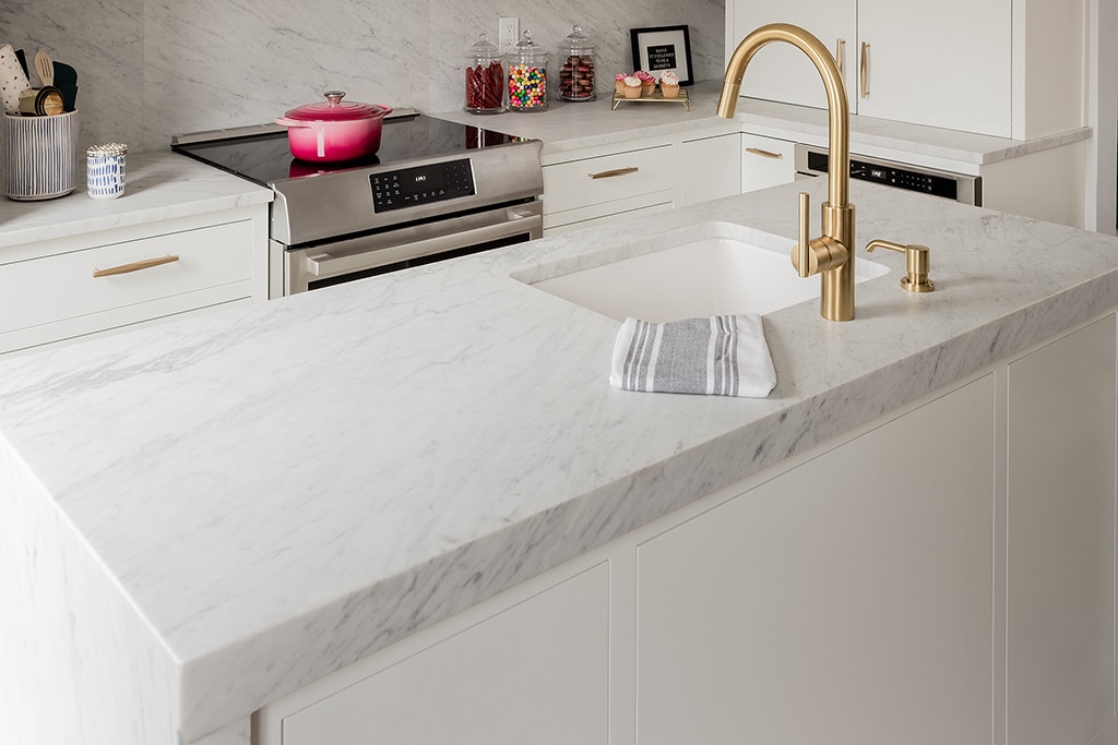 marble kitchen countertop